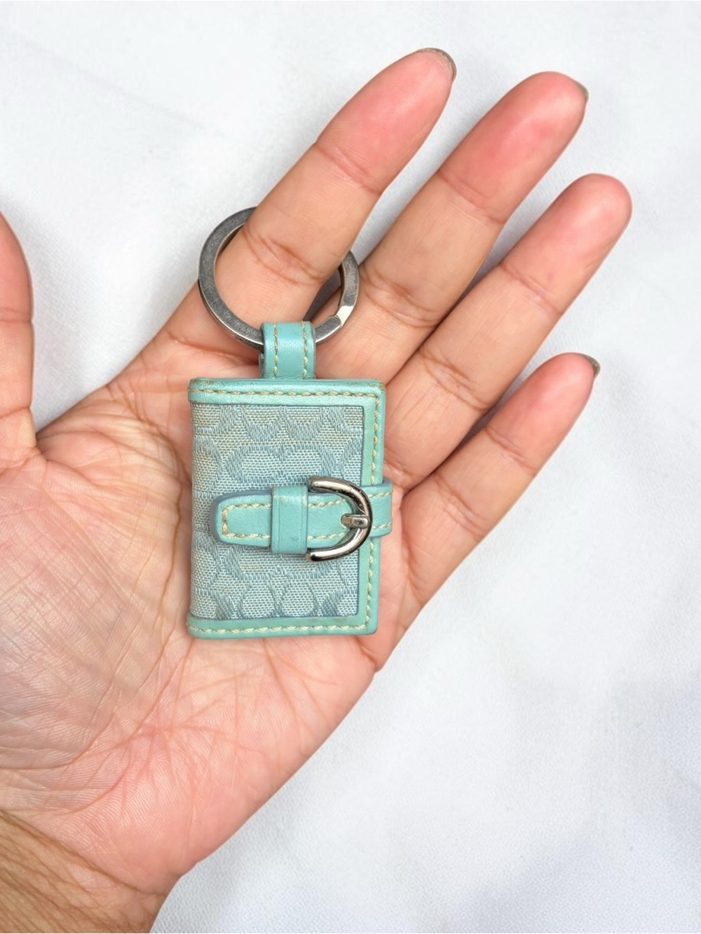 Coach Y2K Photo Book Charm - Baby Blue